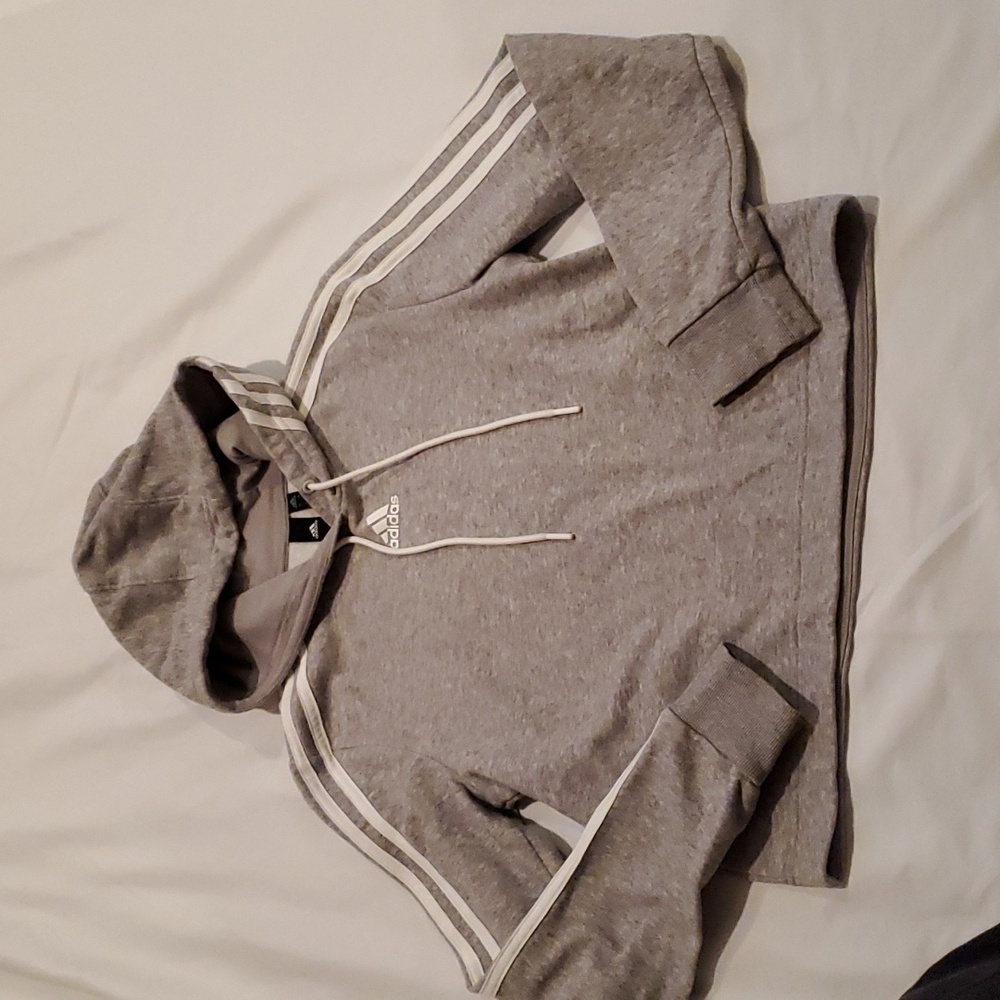 Women' Adidas cropped hoodie